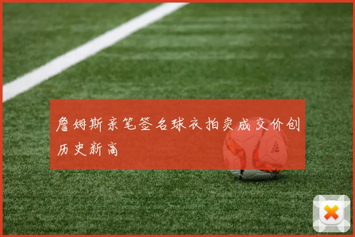 詹姆斯亲笔签名球衣拍卖成交价创历史新高